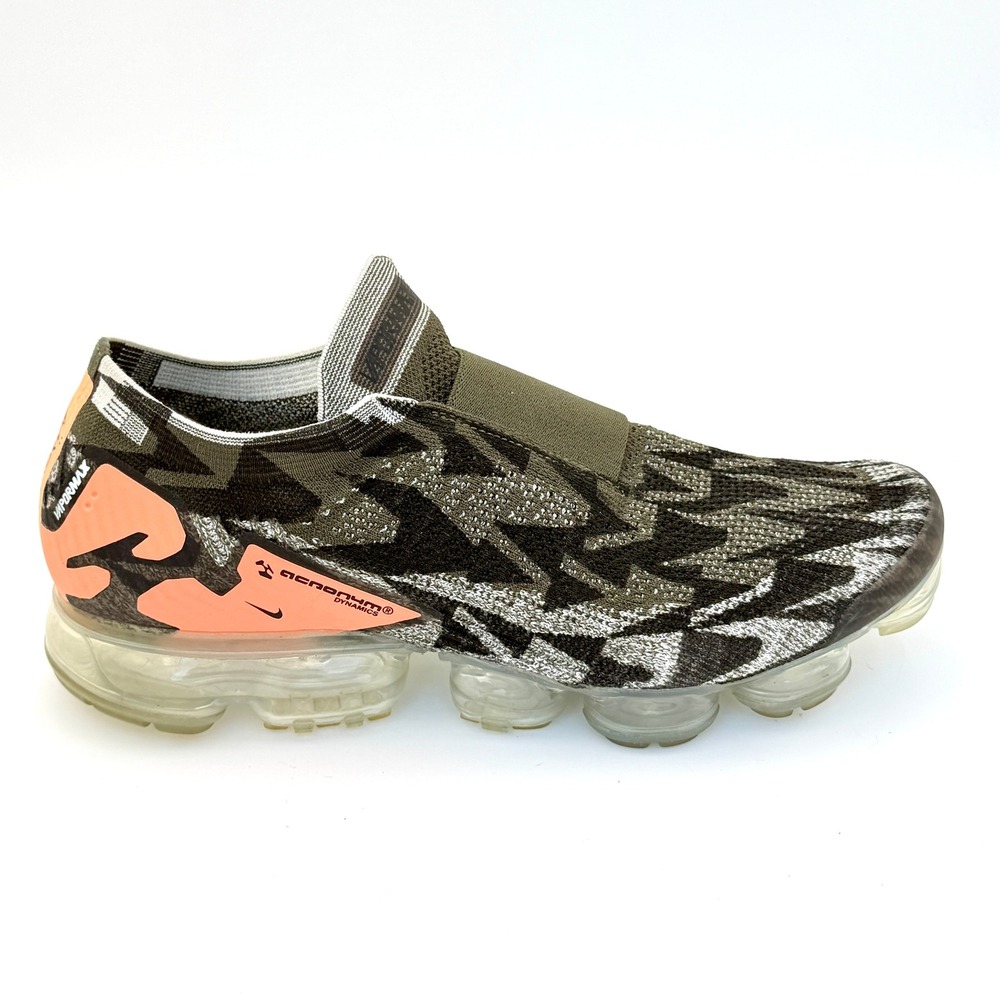 Nike Air VaporMax Moc 2 Acronym Cargo Khaki Camo AQ0996-200 Mens 11 Running Shoe